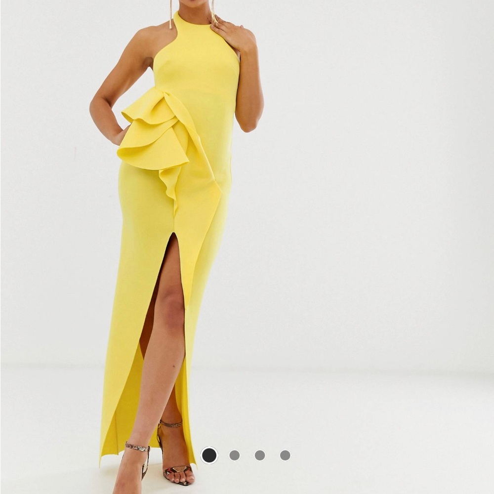 ASOS maxi yellow dress